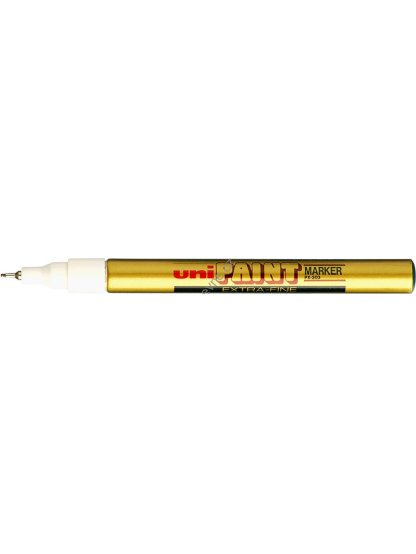 UNI PX-203 lakový popisovač, 0,5 mm, zlatý