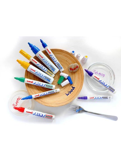 UNI PX-21 lakový popisovač, 0,8 - 1,2 mm, fialový
