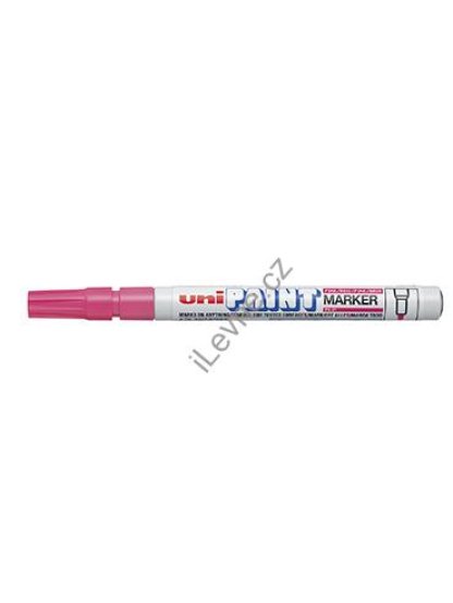 UNI PX-21 lakový popisovač, 0,8 - 1,2 mm, růžový