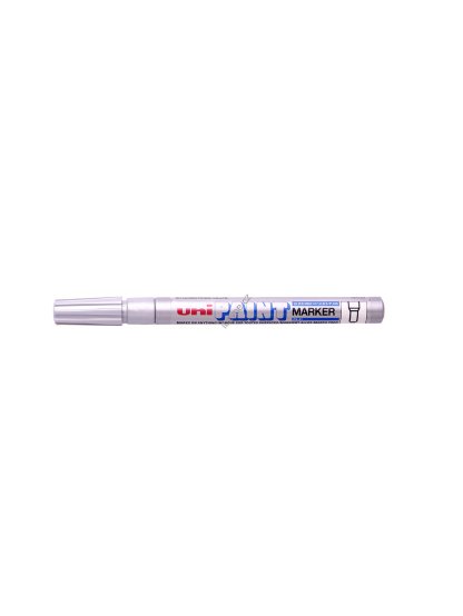 UNI PX-21 lakový popisovač, 0,8 - 1,2 mm, stříbrný