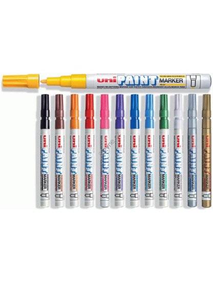 UNI PX-21 lakový popisovač, 0,8 - 1,2 mm, světle modrý