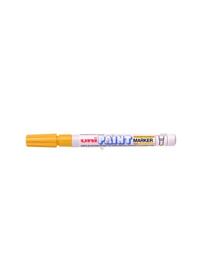 UNI PX-21 lakový popisovač, 0,8 - 1,2 mm, žlutý