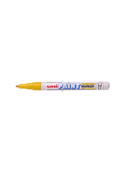 UNI PX-21 lakový popisovač, 0,8 - 1,2 mm, žlutý
