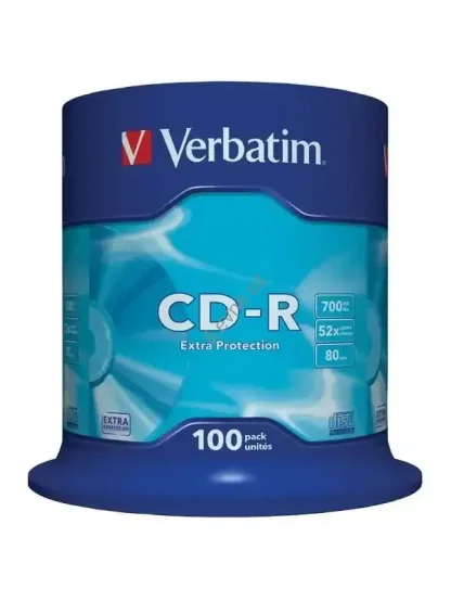 VERBATIM CD-R 80 52x EXTRA spindl 100ks