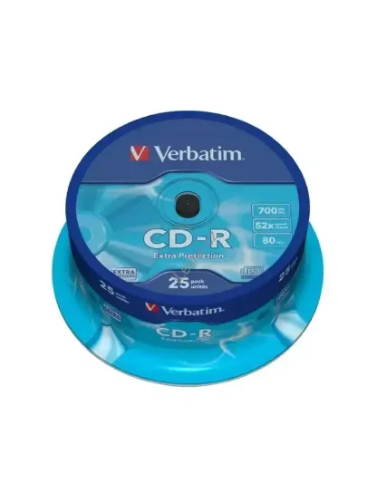 VERBATIM CD-R 80 52x EXTRA spindl 25ks
