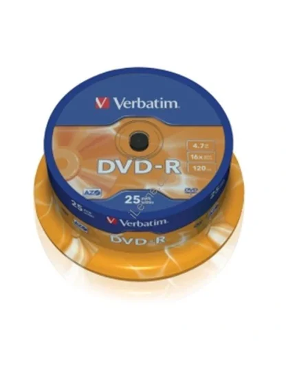 VERBATIM DVD-R 4,7GB 16x spindl 25ks