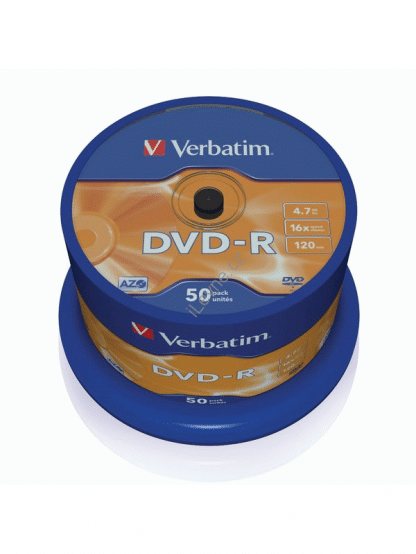 VERBATIM DVD-R 4,7GB 16x spindl 50ks