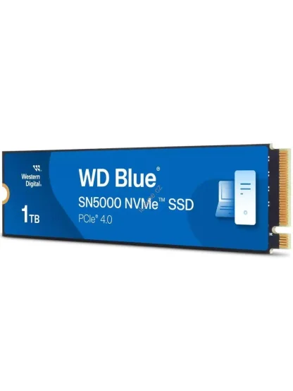 WD Blue SN5000 1TB / WDS100T4B0E / NVMe M.2 PCIe Gen4 / Interní / M.2 2280