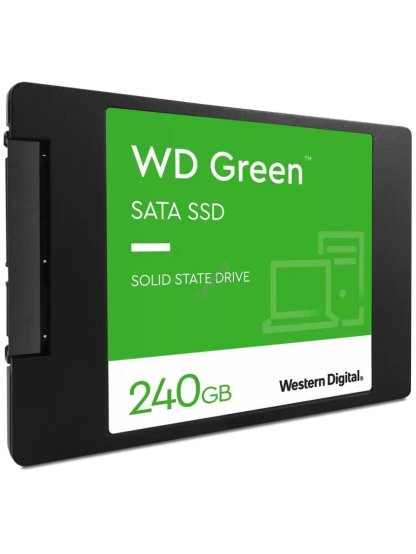 WD SSD GREEN 240GB / WDS240G3G0A / SATA III / Interní 2,5" / 7mm