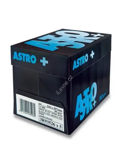 Xerox papír Astro+/ A4/ bílý/ 80 g/ m2/ 5x 500listů (karton)