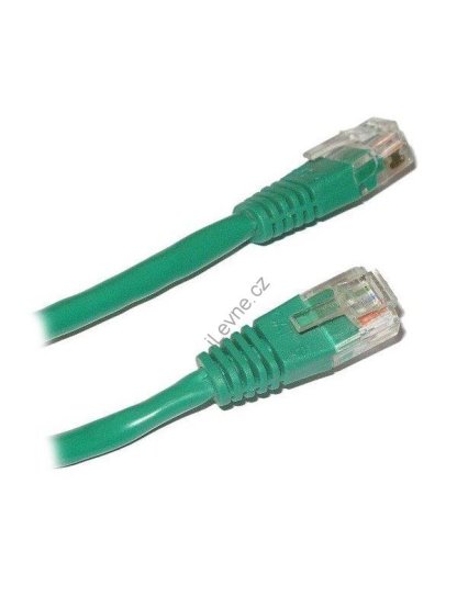 XtendLan Patch kabel Cat 5e UTP 1m - zelený