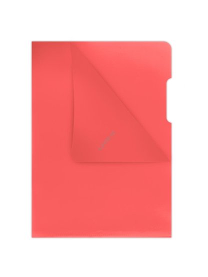 zakládací obal, matný A4, L PP, 120 µm, červený