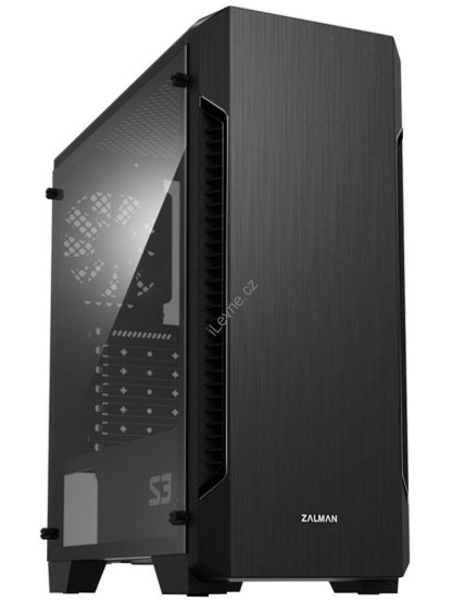 Zalman skříň S3 / Middle tower / ATX / USB 3.0 / USB 2.0 / průhledná bočnice