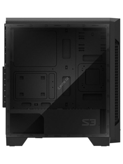 Zalman skříň S3 / Middle tower / ATX / USB 3.0 / USB 2.0 / průhledná bočnice