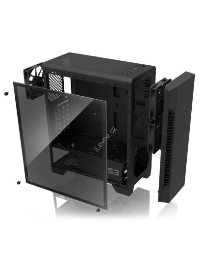 Zalman skříň S3 TG / Middle tower / ATX / USB 3.0 / USB 2.0 / temperované sklo