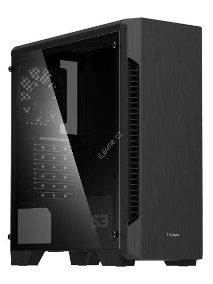 Zalman skříň S3 TG / Middle tower / ATX / USB 3.0 / USB 2.0 / temperované sklo