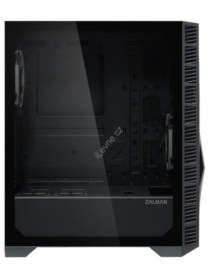 Zalman skříň Z3 Iceberg black / Middle tower / ATX / 2x120mm fan / temperované sklo / černá