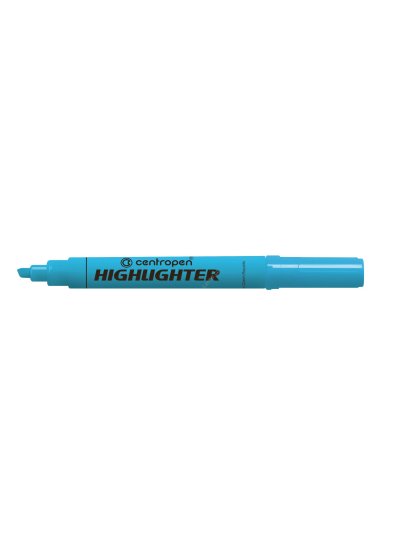 Zvýrazňovač Centropen Highliter 8552, 1-4,6 mm, modrý