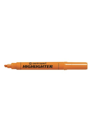Zvýrazňovač Centropen Highliter 8552, 1-4,6 mm, oranžový