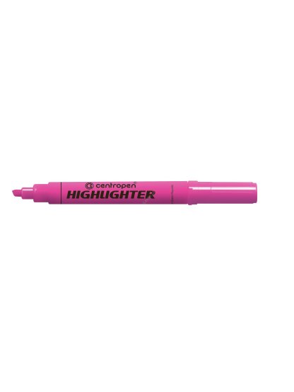 Zvýrazňovač Centropen Highliter 8552, 1-4,6 mm, růžový