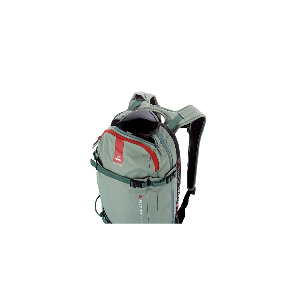 Airbag lavinový set - batoh ARVA REACTOR CALGARY 18 G+ refilable STEEL CARTRIDGE + SAFETY BOX 4