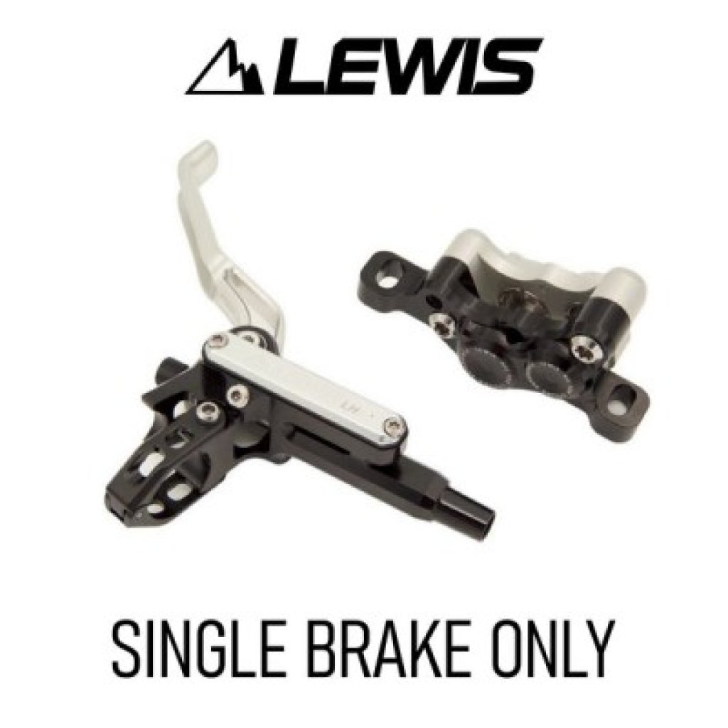 Hydraulické kotoučové brzdy Lewis - LH4 Brake - Set - černá stříbrná