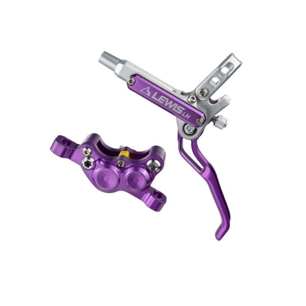 Hydraulické kotoučové brzdy Lewis - LH4 Brake - Set - fialové
