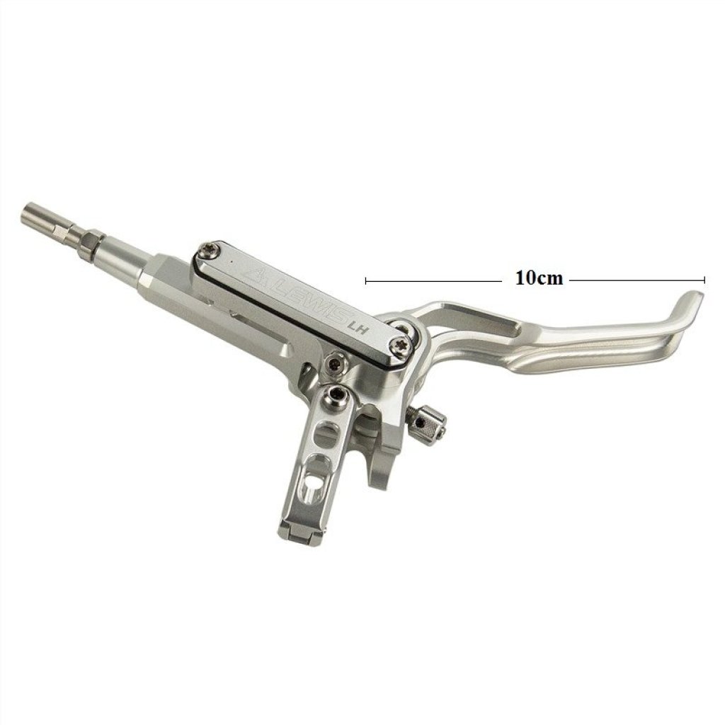 Hydraulické kotoučové brzdy Lewis - LH4 Brake - Set - stříbrné