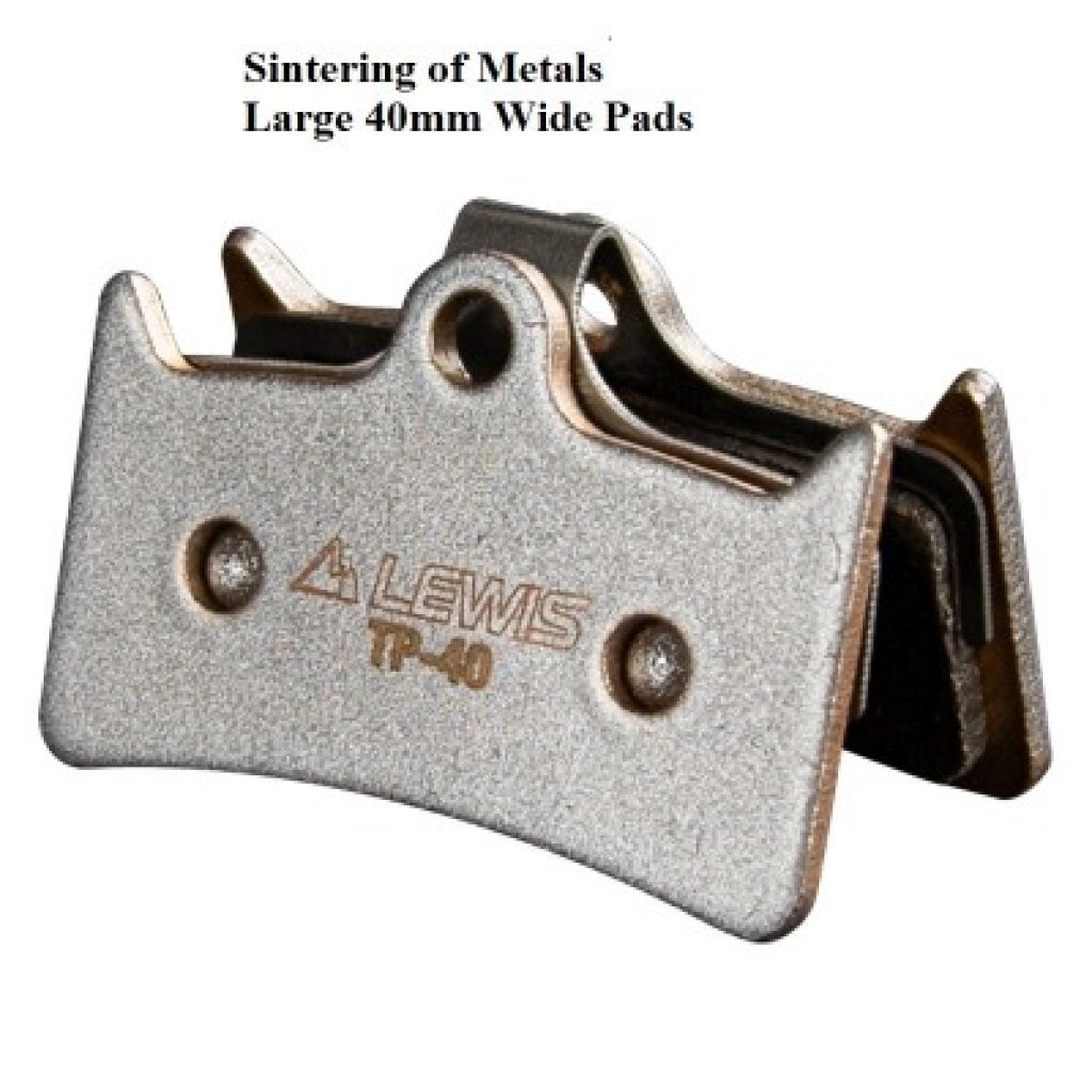 Hydraulické kotoučové brzdy Lewis - LHT Ultimate Brake Set - Titanové šrouby a pístky - stříbrné