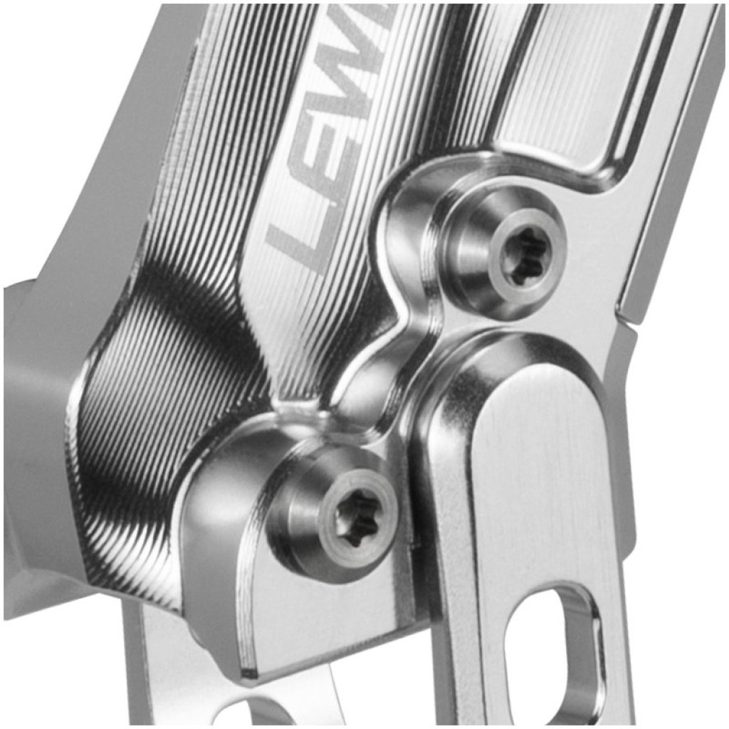 Hydraulické kotoučové brzdy Lewis - LV2 Brake Set - stříbrné