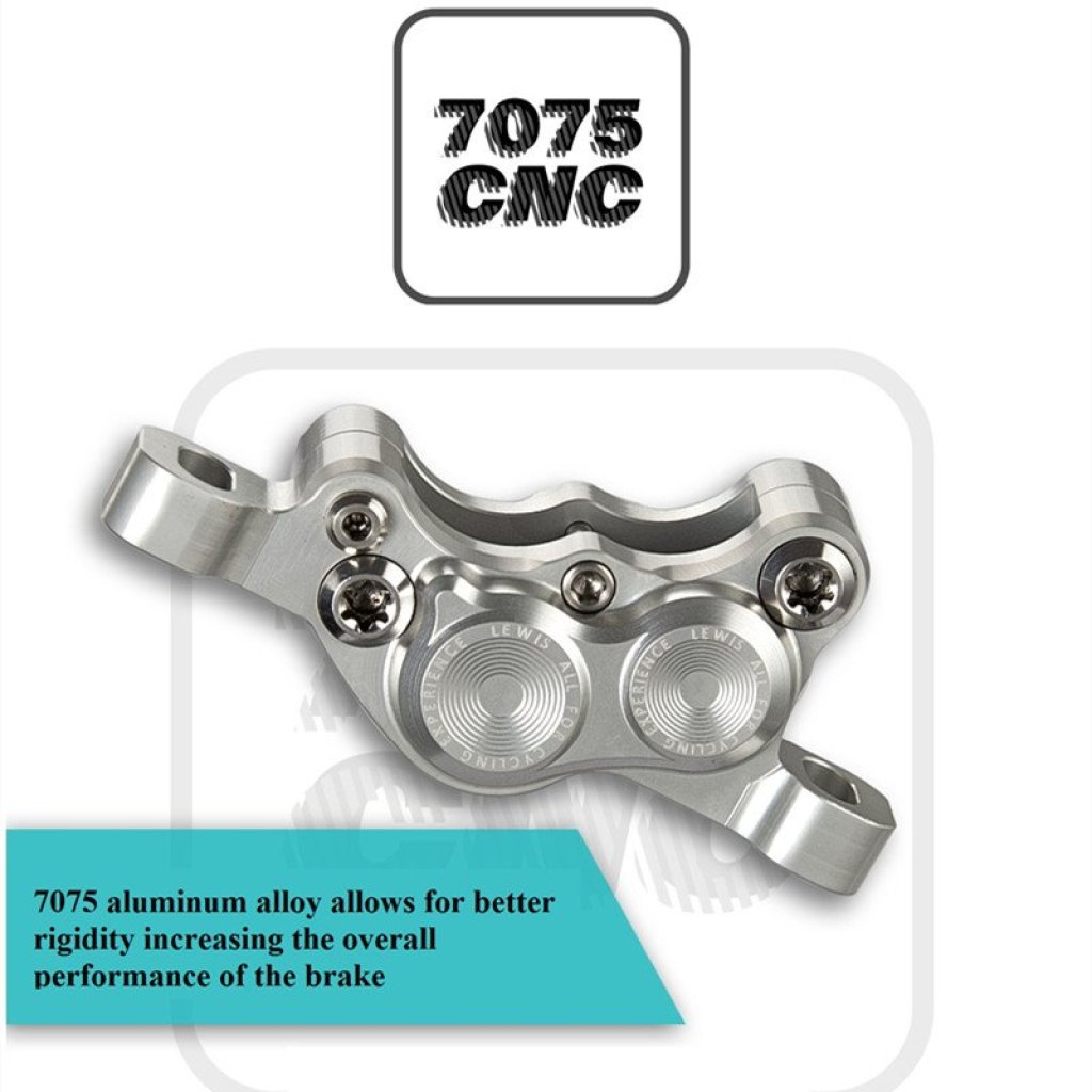 Hydraulické kotoučové brzdy Lewis - LV4 Brake Set - černé