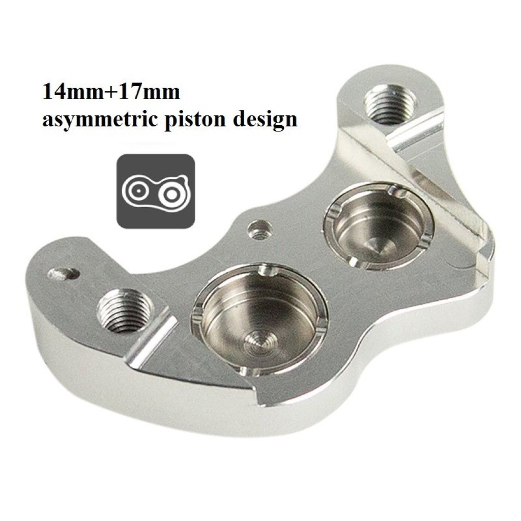 Hydraulické kotoučové brzdy Lewis - LV4 Brake Set - černé