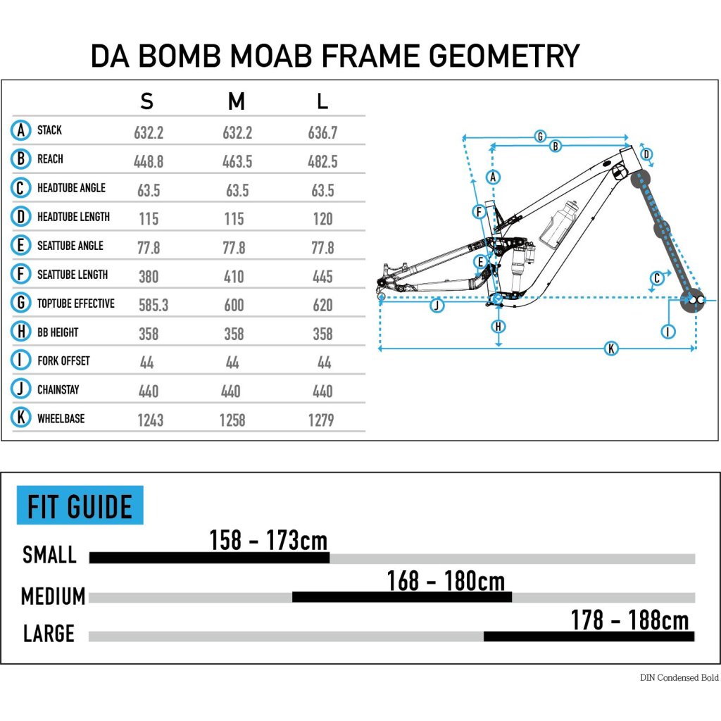 Rám Da Bomb MOAB High Pivot - Super Enduro