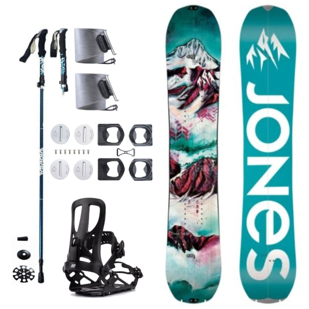 Splitboard set JONES Spl Dream Catcher Splitboard XX dámský+ pásy + vázání + hole