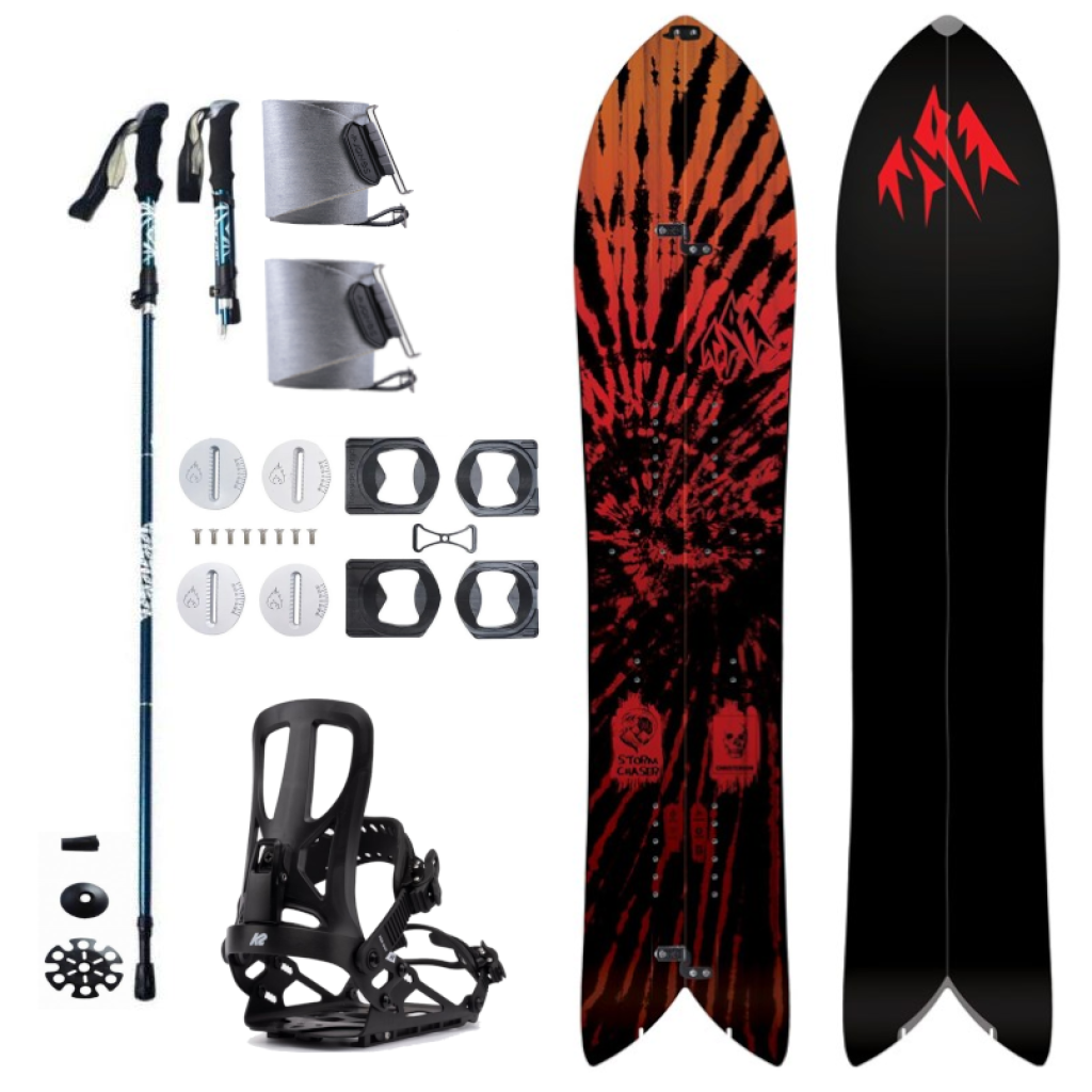 Splitboard set JONES Spl Storm Chaser Split XX + pásy + vázání + hole