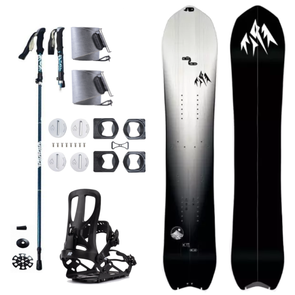 Splitboard set JONES Stratos XX + pásy + vázání + hole