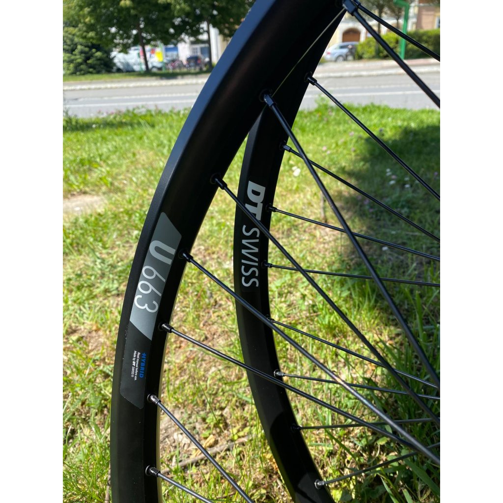 Zapletená kola DT Swiss U663 boost nosnost 180kg