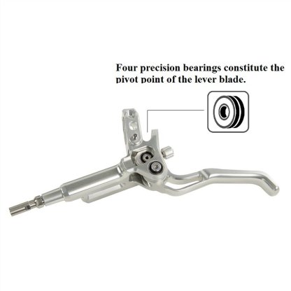 Hydraulické kotoučové brzdy Lewis - LH4 Brake - Set - stříbrné