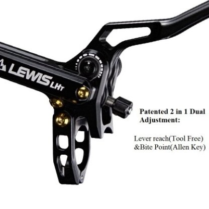 Hydraulické kotoučové brzdy Lewis - LHT Ultimate Brake Set - Titanové šrouby a pístky - stříbrné