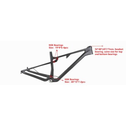 Rám MTB FULL Müller’s F61 29" carbon BOOST BSA UDH