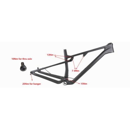 Rám MTB FULL Müller’s F61 29" carbon BOOST BSA UDH
