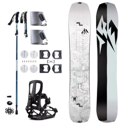 Splitboard set JONES Spl Solution XX + pásy + vázání + hole