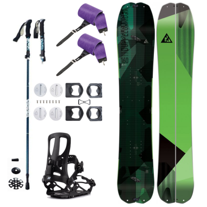 Splitboard set NITRO Doppleganger + pásy + vázání + hole