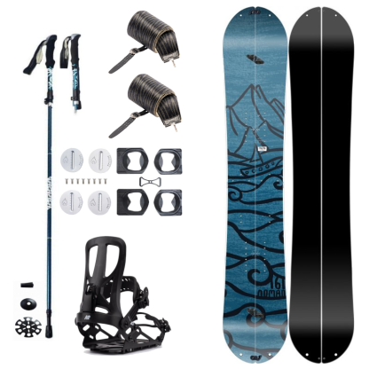 Splitboard set NITRO Nomad Rental + pásy + vázání + hole