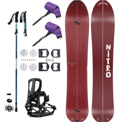 Splitboard set NITRO Slash Split + pásy + vázání + hole
