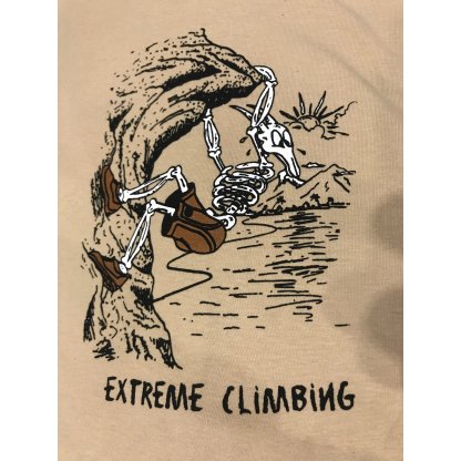 Tričko EXTREME CLIMBING - světle hnědé