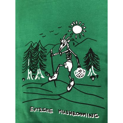 Tričko EXTREME MUSHROOMING - zelené