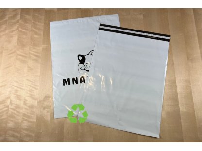 Plastová obálka 25 x 35 cm kurýrní s potiskem EKO recyklovatelná 