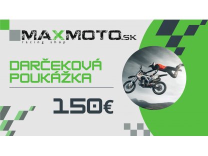 Maxmoto 150 gift voucher