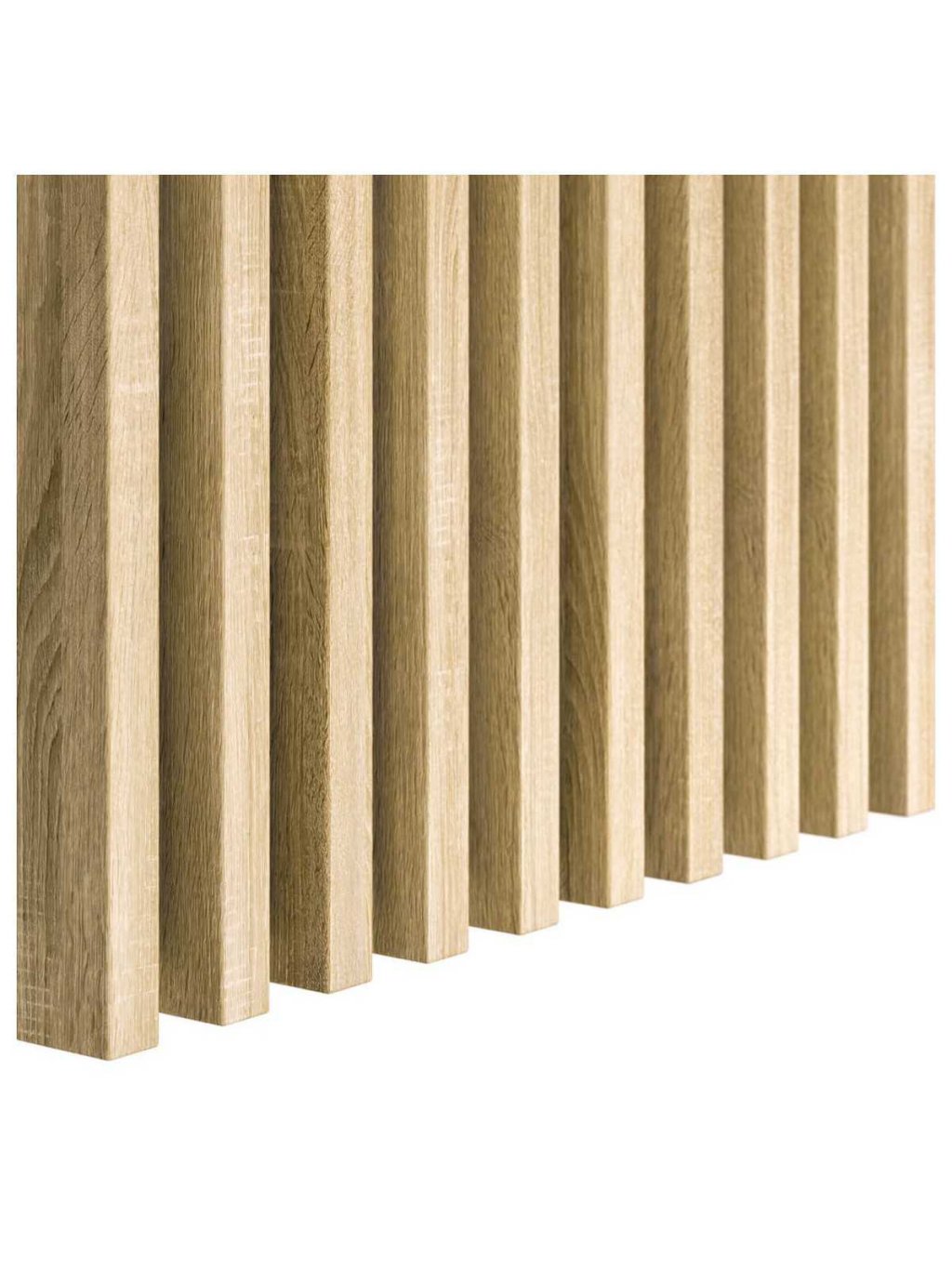Drevené lamely na stenu dub sonoma 3cm x 1,6cm x 275cm